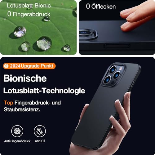Torres Ultra Dünne Hülle für iPhone 14 Pro mit 9H Schutzglas