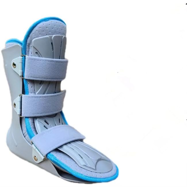Ankle Foot Orthosis Brace, Walking Boot, Adjustable Support with Straps, Protective Medical Recovery Boot (M, Left)