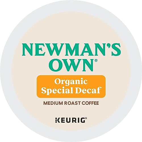 Newman's Own Organics Special Blend Decaf Keurig Single-Serve K-Cup Pods, Medium Roast Coffee, 72 Count