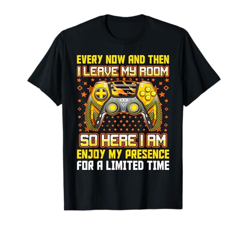 Every Now And Then I Leave My Room Gamer T-Shirt