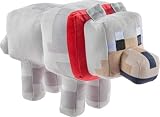 Mattel Minecraft Plush Tamed Wolf Toy, Stuffed Animal
