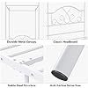 WEEHOM Twin Canopy Bed Frame Headboard Footboard Posters