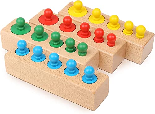 Image of HAPPY HUES Sorting & Stacking Toy- Skills Enhancement Motor Skill Toys for Toddlers /Kid -Magnetic- Capture The Worms Toys | Early Educational-Montessori Toy (Multicolor Socket)