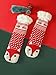Livwellia 2 Pairs Warm Socks Cat Fox Pattern Soft Imitation Lambswool Thicken Warm Anti-Slip Floor Snow Sleep-33-Eu39-42