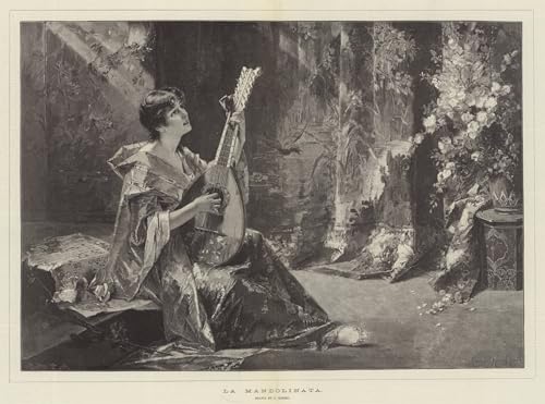 La mandoline de Conrad Kiesel affiche pour habiller un mur vide avec une peinture de salon 60x90