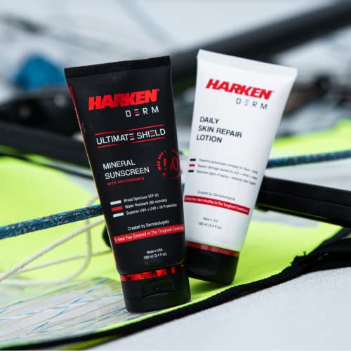 Harken Derm - Ultimate Shield Mineral Sunscreen With Antioxidants - Spf 50-80 Minute Water Resistant - Face And Body #TOP5