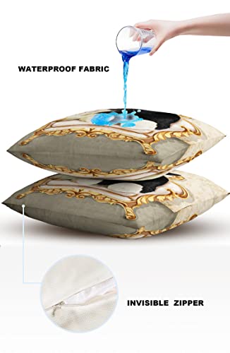 Outdoor-Throw-Pillow-Cover-Rustic-Farmhouse-Cow-Sitting-on-The-Sofa-Waterproof-Cushion-Covers-2-Pack-Chic-Flowers-Texture-Pillow-Cases-Home-Decoration-for-Patio-Garden-Couch-Sofa Outdoor Throw Pillow Cover Rustic Farmhouse Cow Sitting on The Sofa Waterproof Cushion Covers 2 Pack Chic Flowers Texture Pillow Cases Home Decoration for Patio Garden Couch Sofa