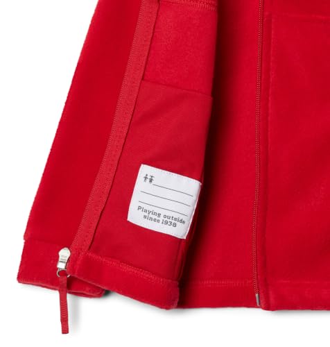 Columbia Youth Boys Steens Mt II Fleece, Mountain Red, Small - image 4