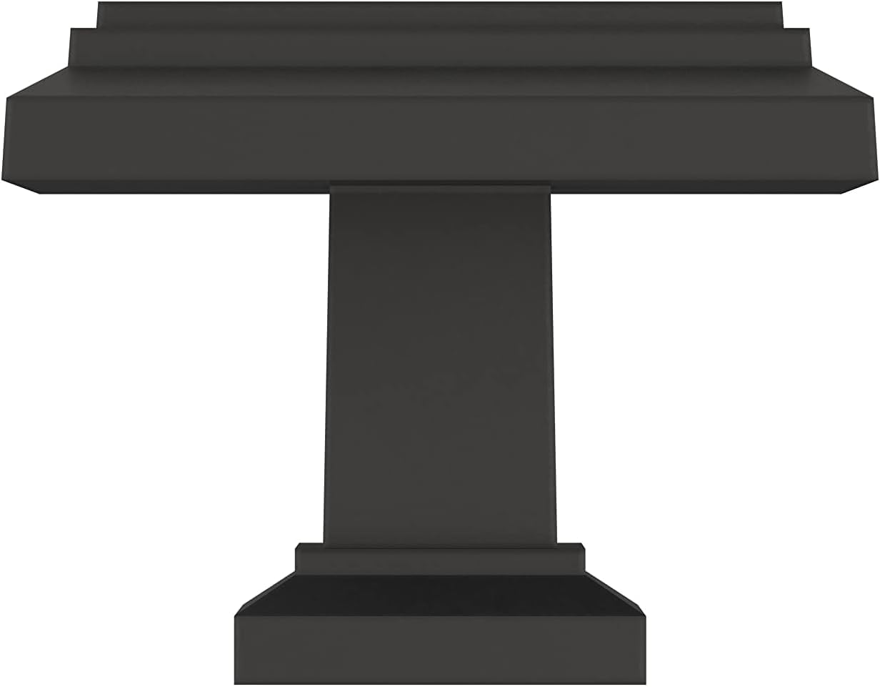 Amerock | Cabinet Knob | Matte Black | 1-1/4 inch (32 mm) Length | Appoint | 1 Pack | Drawer Knob | Cabinet Hardware