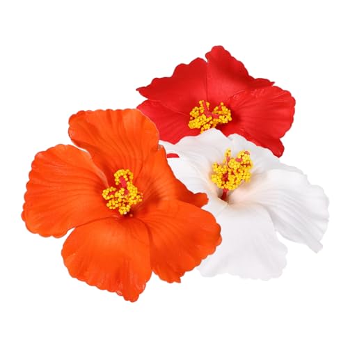 Pinces cheveux fleurs pour la plage et accessoires décoratifs colorés de vacances