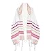 3 ARCHES USA, The Blessing Tallit, 73”X 33” Messianic Prayer Shawl Christian-Messianic Large Tallit With Bag & Brochure (Pink)