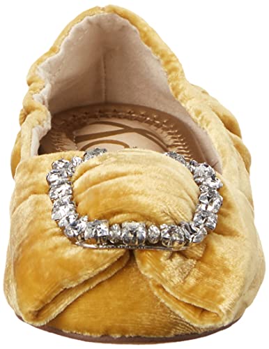 Sam Edelman Girls Farah Mini Ballet Flat, Saffron, 1 Big Kid #TOP1
