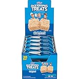 Rice Krispies Treats Marshmallow Snack Bars, Kids Snack Box, Cereal Bars, Original (20 Bars)