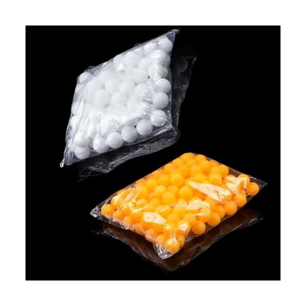 Table Tennis Ping Pong Ball White and Yellow 40mm Loose 2.7 gram 48pcs