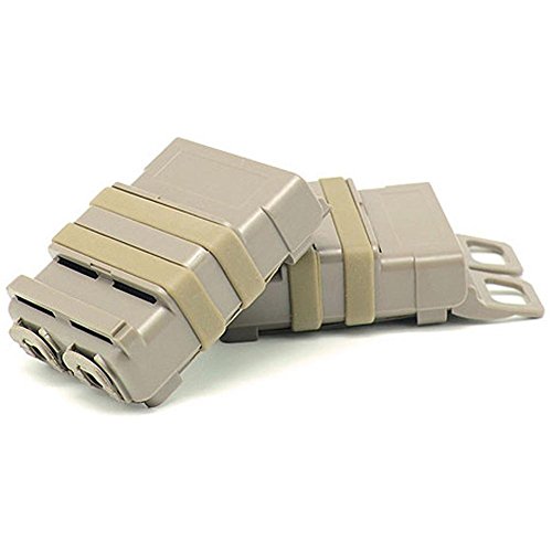 Atairsoft Fastmag Fast Double 5.56 Magazine Holster Pouch Set For Molle System (De) #TOP4