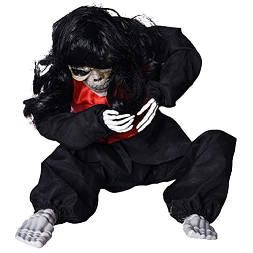 Halloween Ghost Prop, Voice Control Trembling Crying Animated Doll with