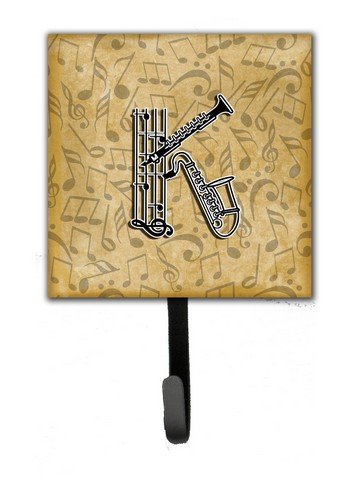 Letter K Musical Instrument Alphabet Leash & Key Holder