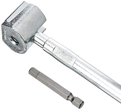 ZIPBOLT QT14.100 Newel Post Fastener inc 1 x 6mm Driver bit (Size 12x 278mm)(Housing size 35 mm x 30 mm)