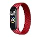 Lavender1 Nylon Armband Kompatibel für Xiaomi Mi Band 6 / 5 4 Elastisches Stoff Geflochten Weichem Sport Armbänder Elastizität Atmungsaktive Ersatzarmband 6/5/4 (H,S (150mm-160mm))