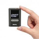 Mini Pompe à vélo électrique avec manomètre, 120 psi, pour arrêt Automatique et gonflage Rapide, Batterie 500 mAh, Valve Presta et Schrader, pour vélo de Route, VTT, vélo électrique, Moto