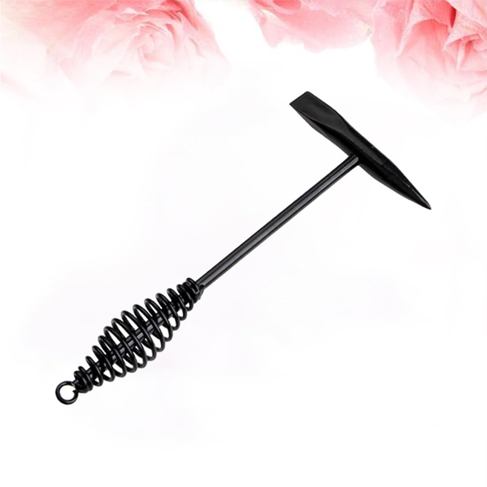 Martillo de soldadura de acero de alto carbono con mango de resorte, martillo de robusto para fácil aplicación, herramienta de gancho de pérdida para soldador