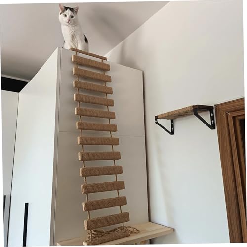 Escalera colgante para gatos de 10x39 pulgadas miniatura 6