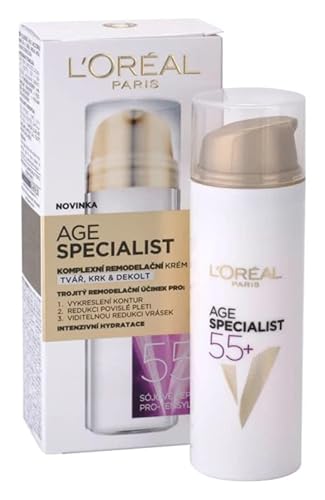 L’Oréal 55+ Complex Cream Care Sculptor For Face, Neck and Décolleté - 50 ml (Oekraïense verpakking)