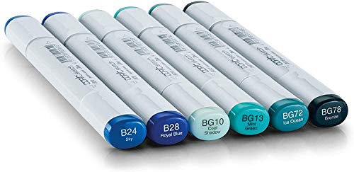 Markers 6-Piece Sketch Set, Sea and Sky - 1