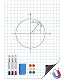 Bintomo Magnetic Graph Paper for Whiteboard: 17