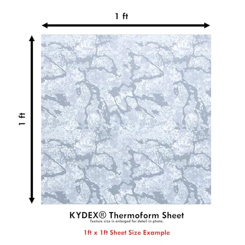 Image of KYDEX Thermoform Sheet - (P1 Texture) - (Infused Print) - (12in x 12in) - (Kryptek Obskura - Nivus - Micro) - (1 Sheet) - (for Holster Making & Hobby) - (USA Made)