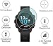 Compatible for Garmin Forerunner 55 Screen Protector with Case, Lamshaw (2+1Pack) Tempered Glass Film Full Coverage + Soft TPU Protective Case Compatible for Garmin 55 Smartwatch