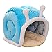 Bothyi Pet Cat Bed Kitten Cave Unique Non Slip Bottom Playing for Indoor Cats Lightweight Winter Bed Puppy Kennel Cat House, M 46cmx39cmx40cm