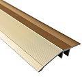 Gold Aluminum Transition Strips, Multi-Purpose Reducer Flooring Accessory for Entrance Doorway, 2.9/3.3/3.6/4/4.3/4.6/5 ft Long (Size : 1.1m/43)