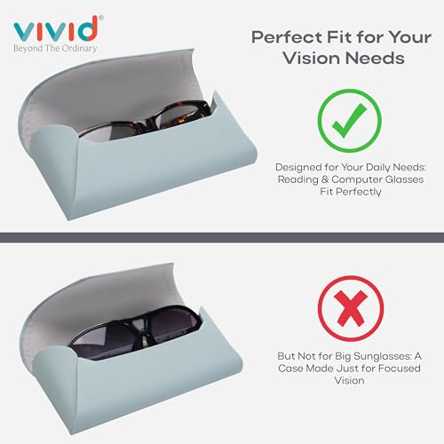 Image of VIVID Unisex Specs Magnetic Eyewear Dabbi Faux Leather Hard Case Cover