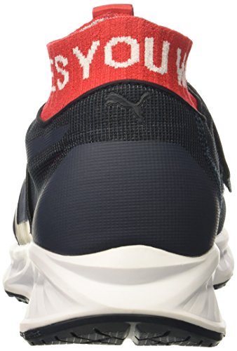 PUMA Puma Men's RBR Mechs Ignite 3 Sneaker, Total Eclipse-Chinese Red White, 7 M US