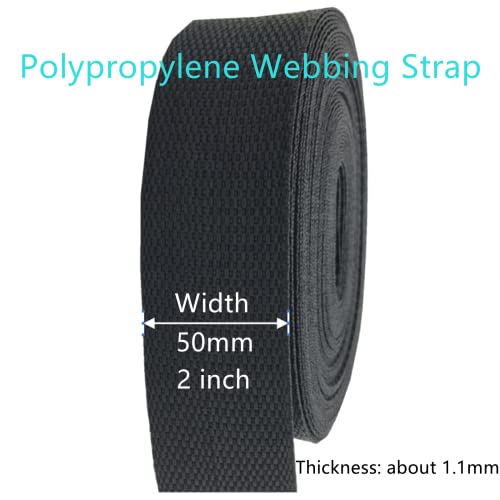 Sangle en polypropylène 50mm large au mètre pour couture et poignées