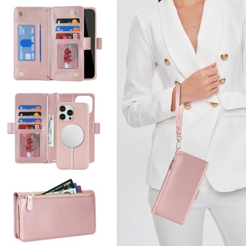 Cavor �Ή�iPhone15 Pro Max�P�[�X�蒠�^iPhone15 Pro Max MagSafe�P�[�X���K����X�giPhone15 Pro Max���E�� �P�[�X���E�\ �w�ʃ|�P�b�g�t���A�C�t�H��15Pro Max ���z�^�J�o�[�J�[�h���[������
