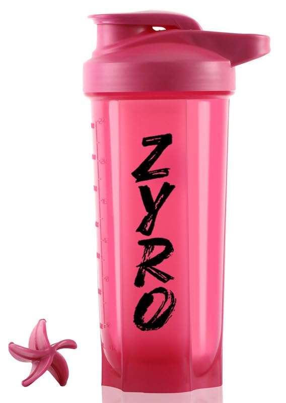 Zyro Gym Shakers For Protein Shake Gym Protein Shaker Bottle For/BCAA/Protein Shaker Bottle, with Blender mixer Ball, Black, BPA-Free, Pink 750 Ml Shaker Bottle (B0CVRVZ9GH) Amazon Price History, Amazon Price Tracker