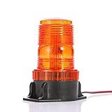 Gledto Automotive Emergency Strobe Lights - 30 LEDs 15W Waterproof Hazard Warning Flash Light for Car, Truck, Automotive, Amber Yellow