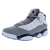 ジョーダン メンズ 6 リング 322992 110 ダッチブルー - サイズ 10, ホワイト/ダッチブルー/パーティクルグレー, 10