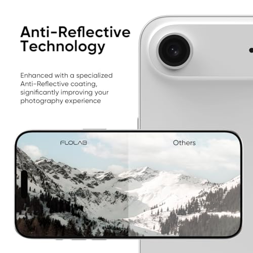 Verre trempé objectif iPhone 17 anti-reflet et transparent