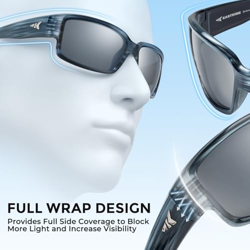 Image of KastKing Skidaway Polarized Sport Sunglasses for Men and Women,Ideal for Driving Fishing Cycling and Running,UV Protection