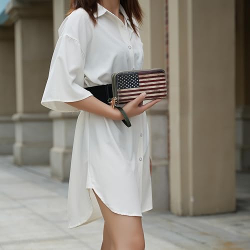 Image of MKF Collection Wristlet Wallet for Women, Small Credit Card Holder with Zipper Coin Pocket Wallet Purse Handbag By Mia K