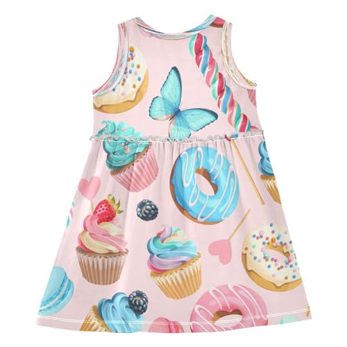 Boccsty Cupcakes Donuts Girls Dress Kids Toddler Casual Dresses Summer Dresses 2T2