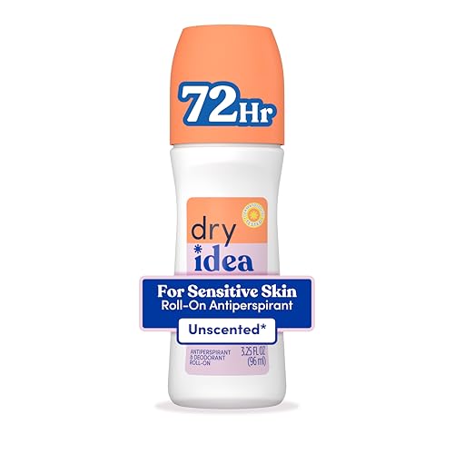 Dry Idea Unscented Roll On Deodorant & Antiperspirant for Women - Hypoallergenic for Sensitive Skin, 2X Longer Sweat Protection*, 72Hr Odor Protection, Womens Deodorant, 3.25oz