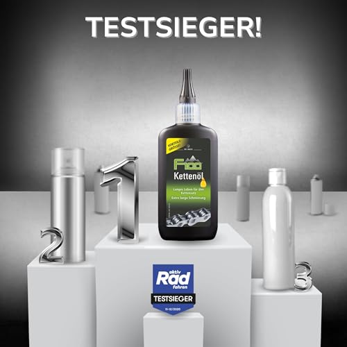 DR. WACK F100 Kettenöl für Fahrrad 100 ml - Kettenschmiermittel für weniger Verschleiß & Reibung - Kettenpflegeöl mit Langzeitwirkung - Schmiermittel für alle Fahrräder - Hochwertige Fahrradpflege