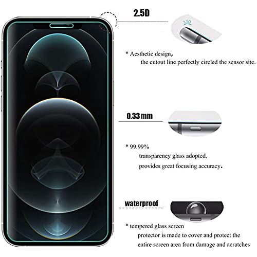 Esteller Vetro Temperato per iPhone 13 Pro Max, [2...