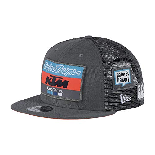 Troy Lee Designs Men's 2018 KTM Team Snapback Adjustable Hats,One Size,Charcoal