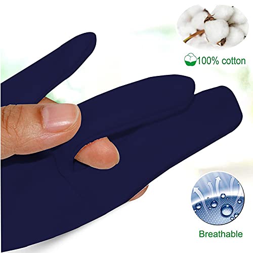 QSN STUFF Knitted Cotton Winter Gloves for Men & Women | Double Layered Warm Hand Gloves | Sun Burn Protection | Outdoor Work, Bike Riding, Driving, Daily Use (4 Pairs) 1