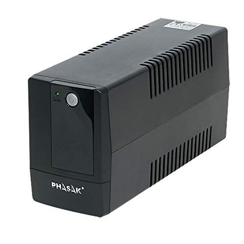 Phasak PH9408 Système d'alimentation sans Interruption 800 VA Noir
